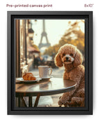 Canvas Print 8x10 Framed Black