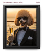 Canvas Print 8x10 Framed Black