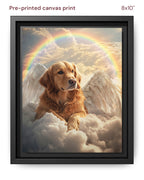 Canvas Print 8x10 Framed Black