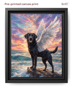 Canvas Print 8x10 Framed Black