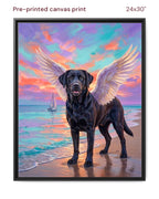Canvas Print 24x30 Framed Black