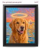 Canvas Print 8x10 Framed Black