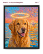 Canvas Print 16x20 Framed Black