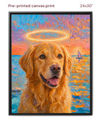 Canvas Print 24x30 Framed Black