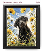 Canvas Print 8x10 Framed Black