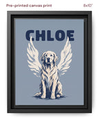 Canvas Print 8x10 Framed Black