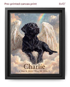 Canvas Print 8x10 Framed Black