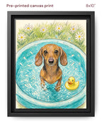 Canvas Print 8x10 Framed Black