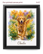 Canvas Print 8x10 Framed Black
