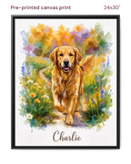 Canvas Print 24x30 Framed Black