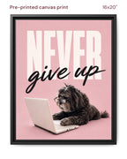 Canvas Print 16x20 Framed Black