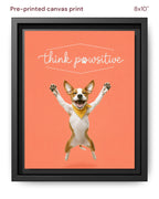 Canvas Print 8x10 Framed Black