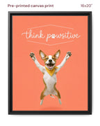 Canvas Print 16x20 Framed Black