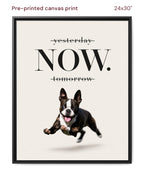 Canvas Print 24x30 Framed Black
