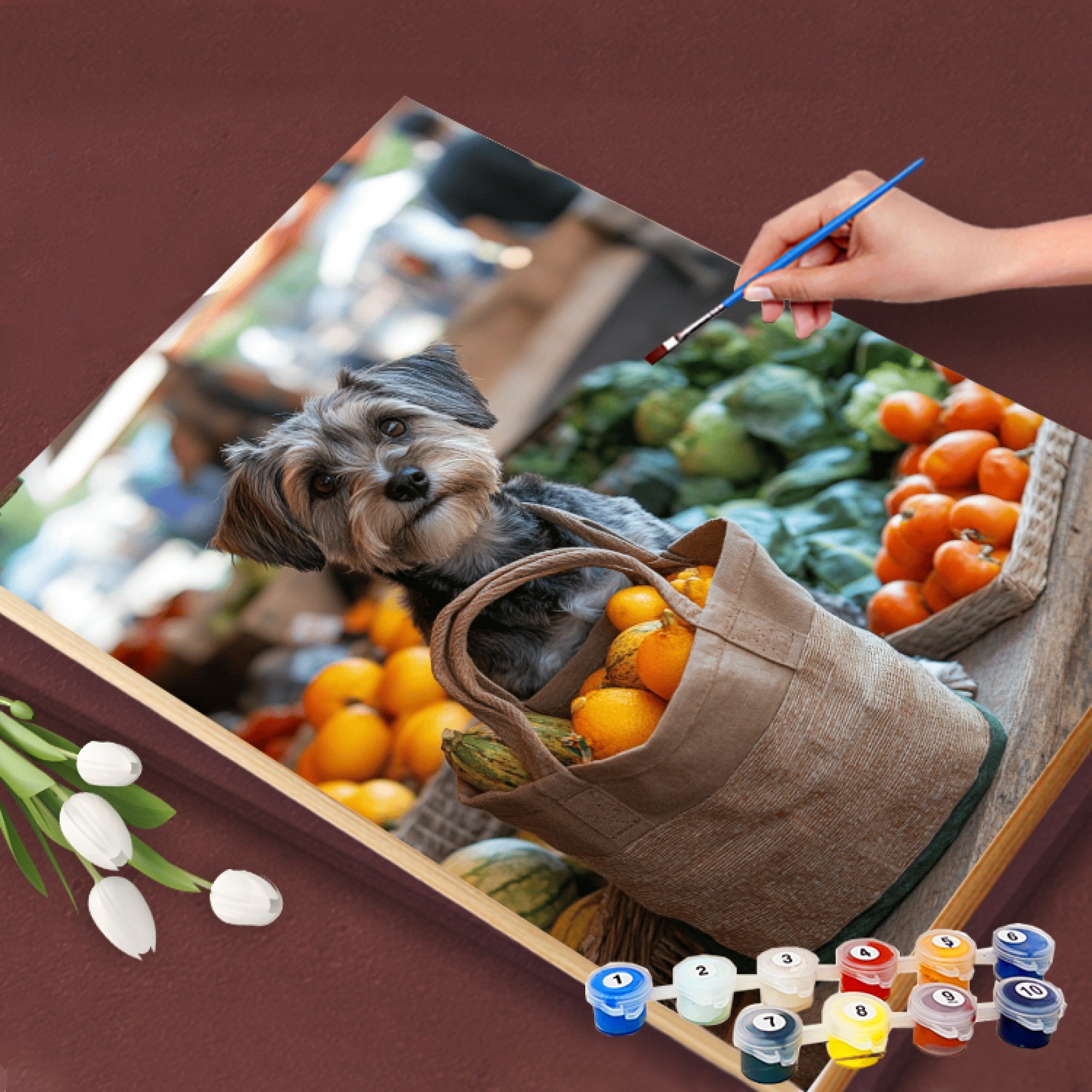 Market Tote Pup